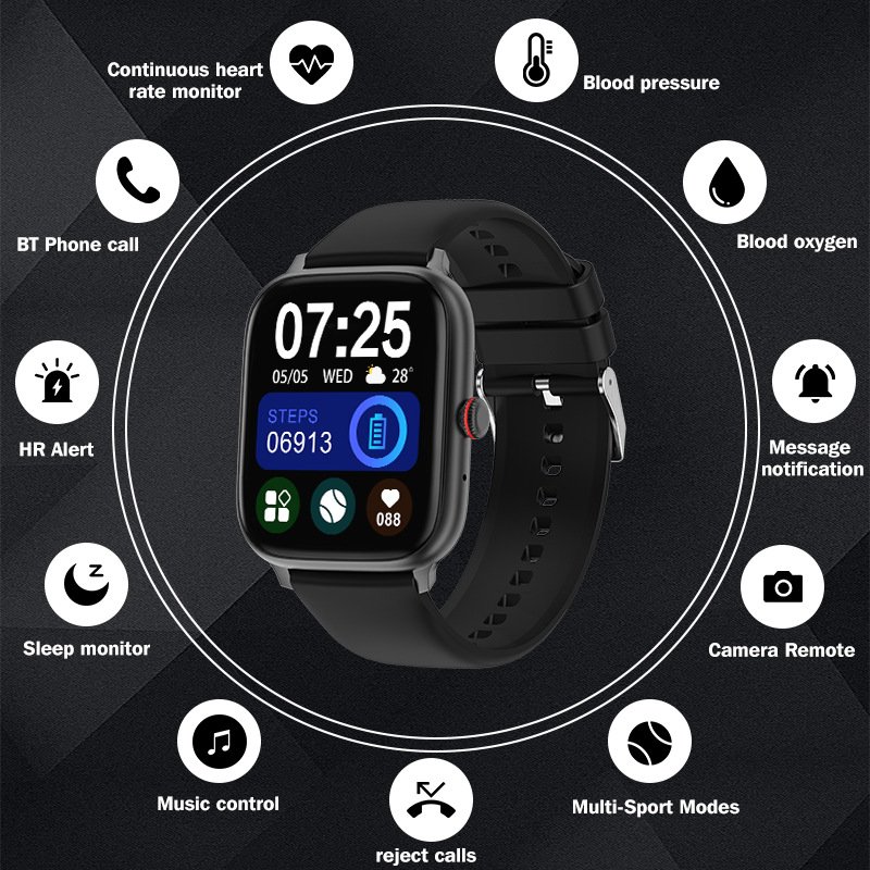 Trending 2024 New Electronics Reloj Inteligente for Xiaomi Apple Sleep Monitor Smart Watch Fitness Tracker Sport Smartwatches
